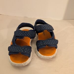 Carter's Toddler Boy Blue and Orange Dinosaur Light Up Sandals in Size 7